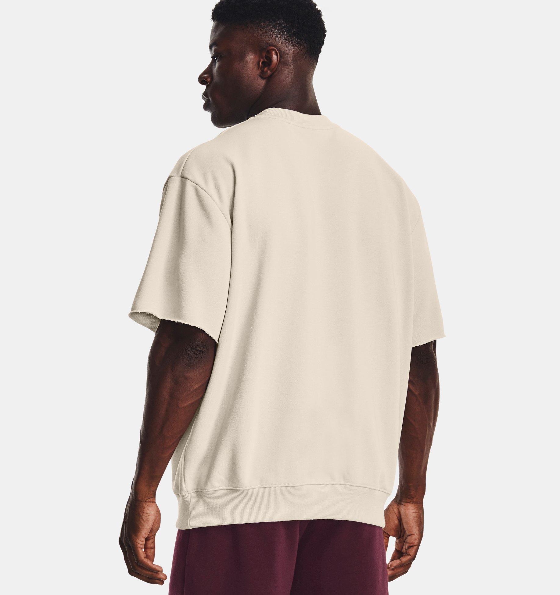 Men's Project Rock Iron Paradise Heavyweight Terry Crew Men's Project Rock Iron Paradise Heavyweight Terry Crew